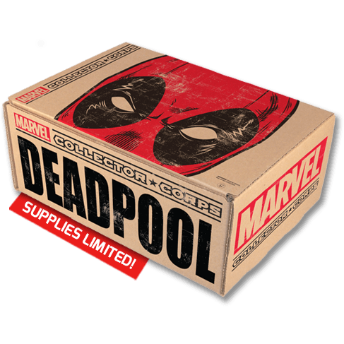 Funko Marvel Collector Corps Deadpool Complete Box Shirt Size Xl