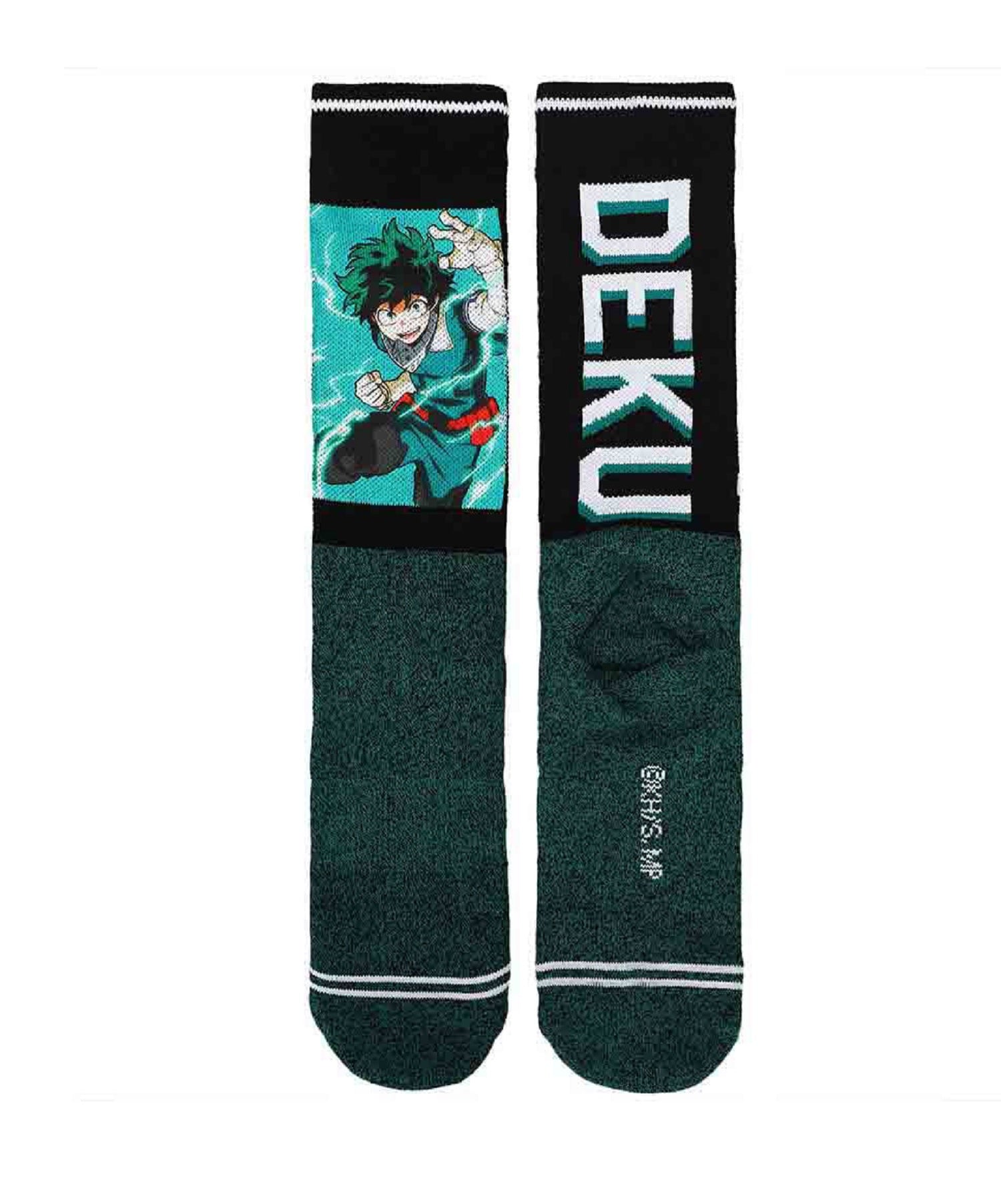 My Hero Academia Deku 360 Character Anime Adult Crew Socks