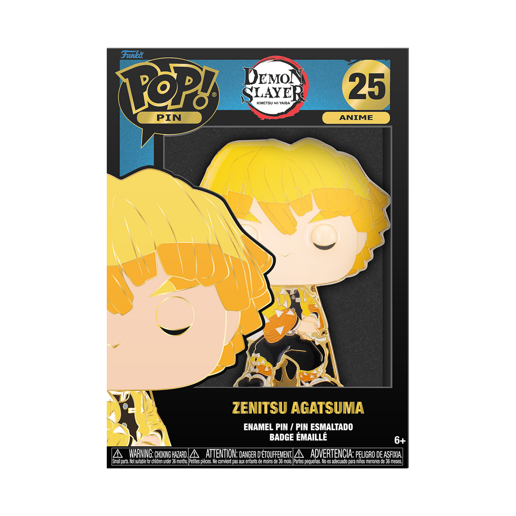 Funko Pop! Sized Pins: Demon Slayer - Zenitsu Agatsuma