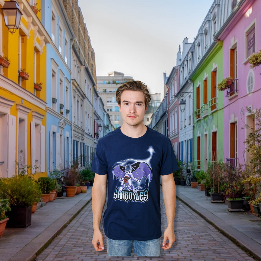 Gargoyles Goliath Thunder Disney 90's Retro Cartoon Adult T-Shirt