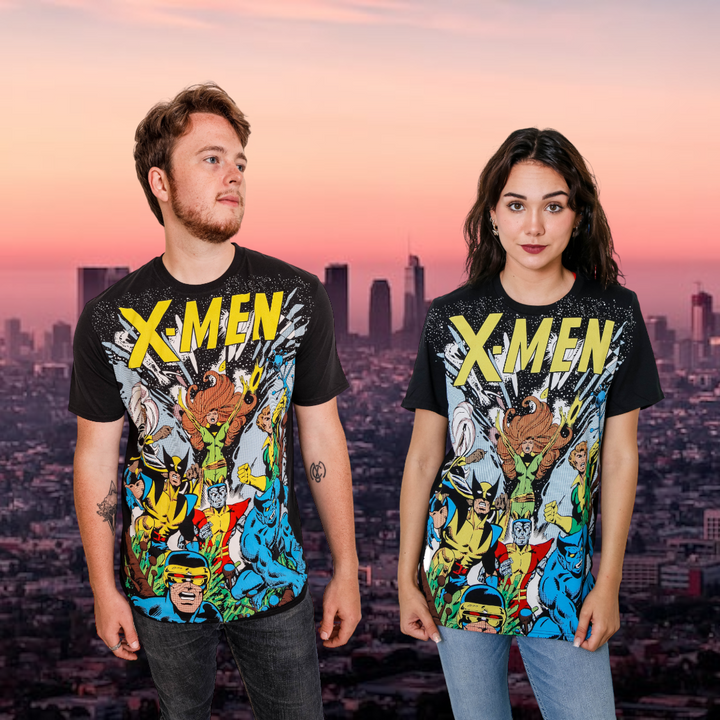X-Men The Gang Marvel Comics Adult T-Shirt