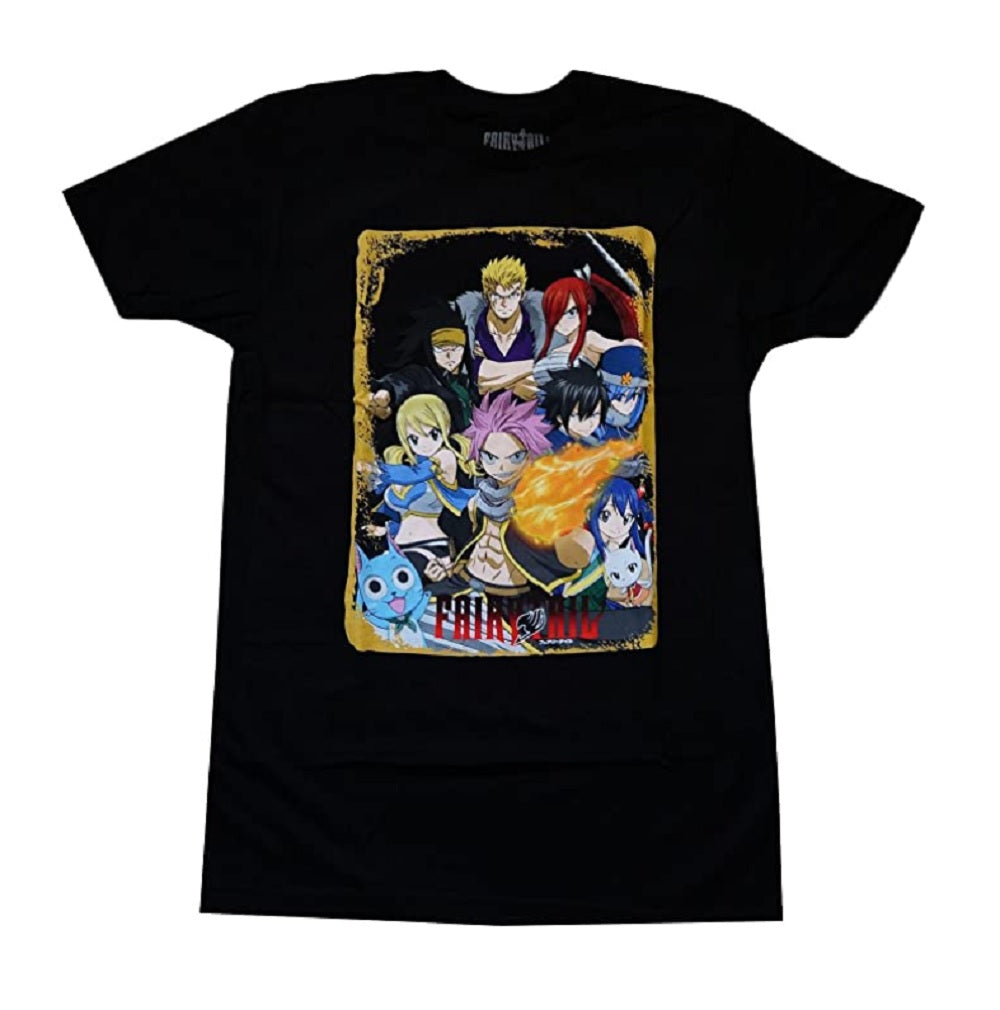 Fairy Tail Season 7 Guild Heroes Group Anime Adult T-Shirt