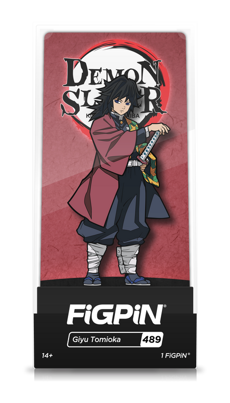 FiGPiN: Demon Slayer - Giyu Tomioka #489 First Edition Enamel Collector Pin