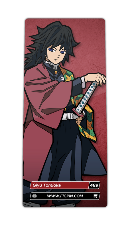 FiGPiN: Demon Slayer - Giyu Tomioka #489 First Edition Enamel Collector Pin