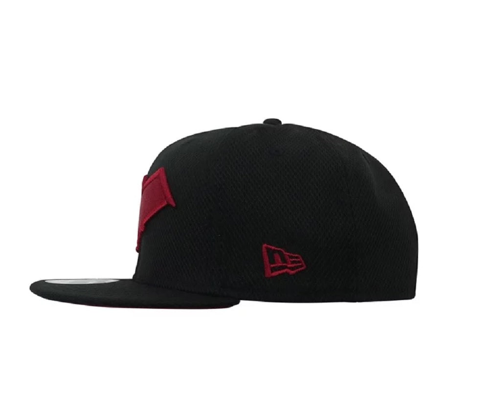 Red Hood Symbol New Era 9Fifty Black Scarlet Snapback Cap Hat