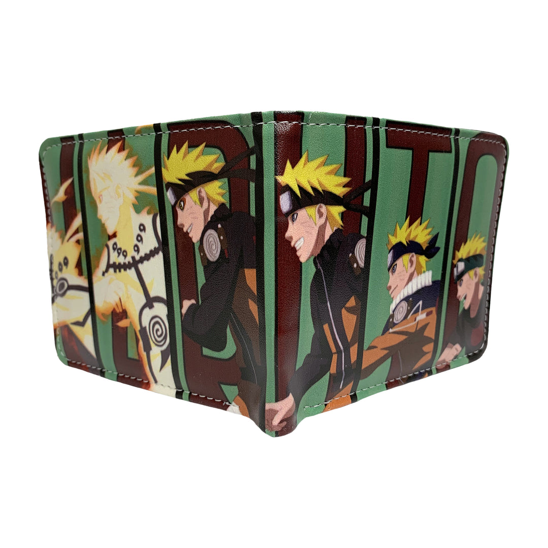 Naruto Shippuden Naruto Evolution Symbol Bi Fold Anime Wallet