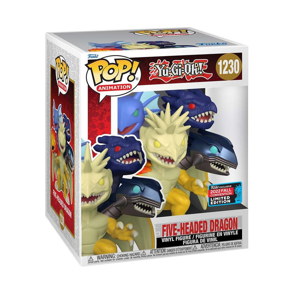 Funko Pop! Super Animation: Yu-Gi-Oh! Five-Headed Dragon 6" 2022 Fall Convention Exclusive