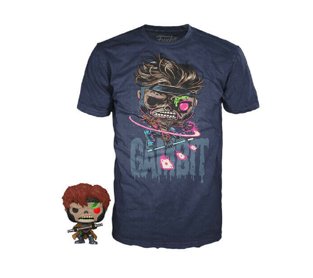 Funko Pocket Pop! and Tee Marvel Zombies Gambit Adult T Shirt