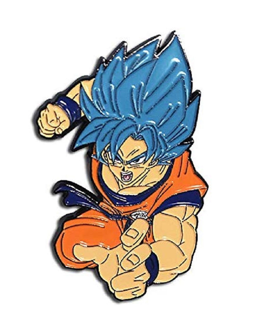 Dragon Ball Super Broly - Super Saiyan God Goku Attack Enamel Lapel Pin
