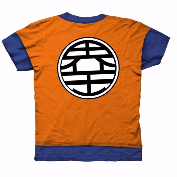 Dragon Ball Z Goku Uniform Costume Cosplay Dbz Adult T-Shirt