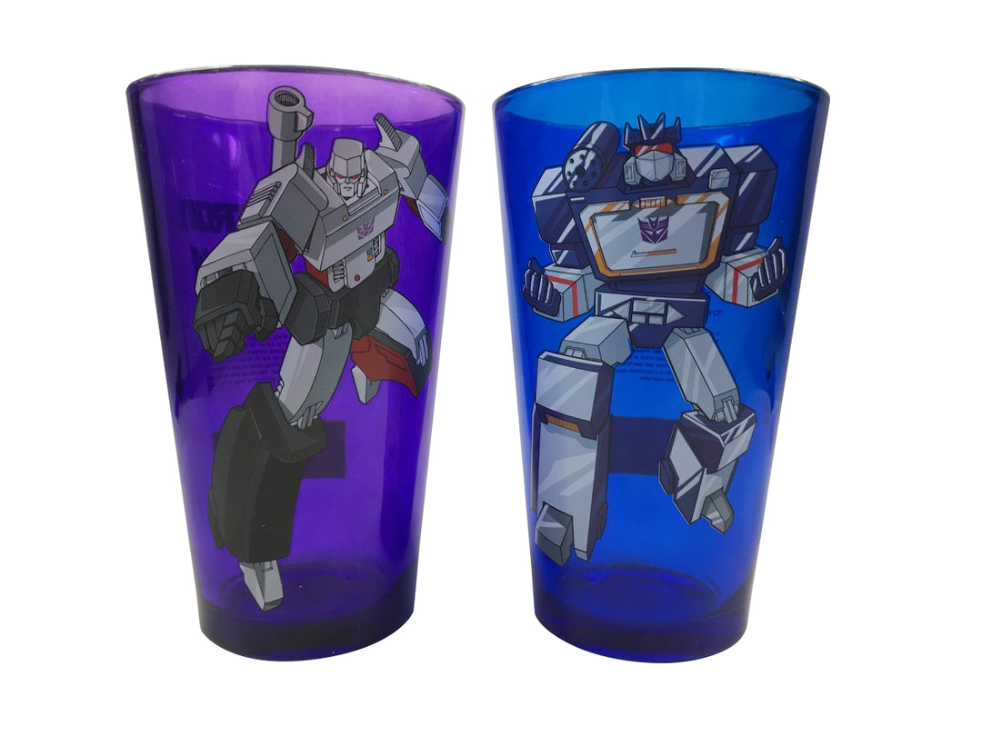Transformers Decepticons Megatron And Soundwave 2 pack Pint Glass Set