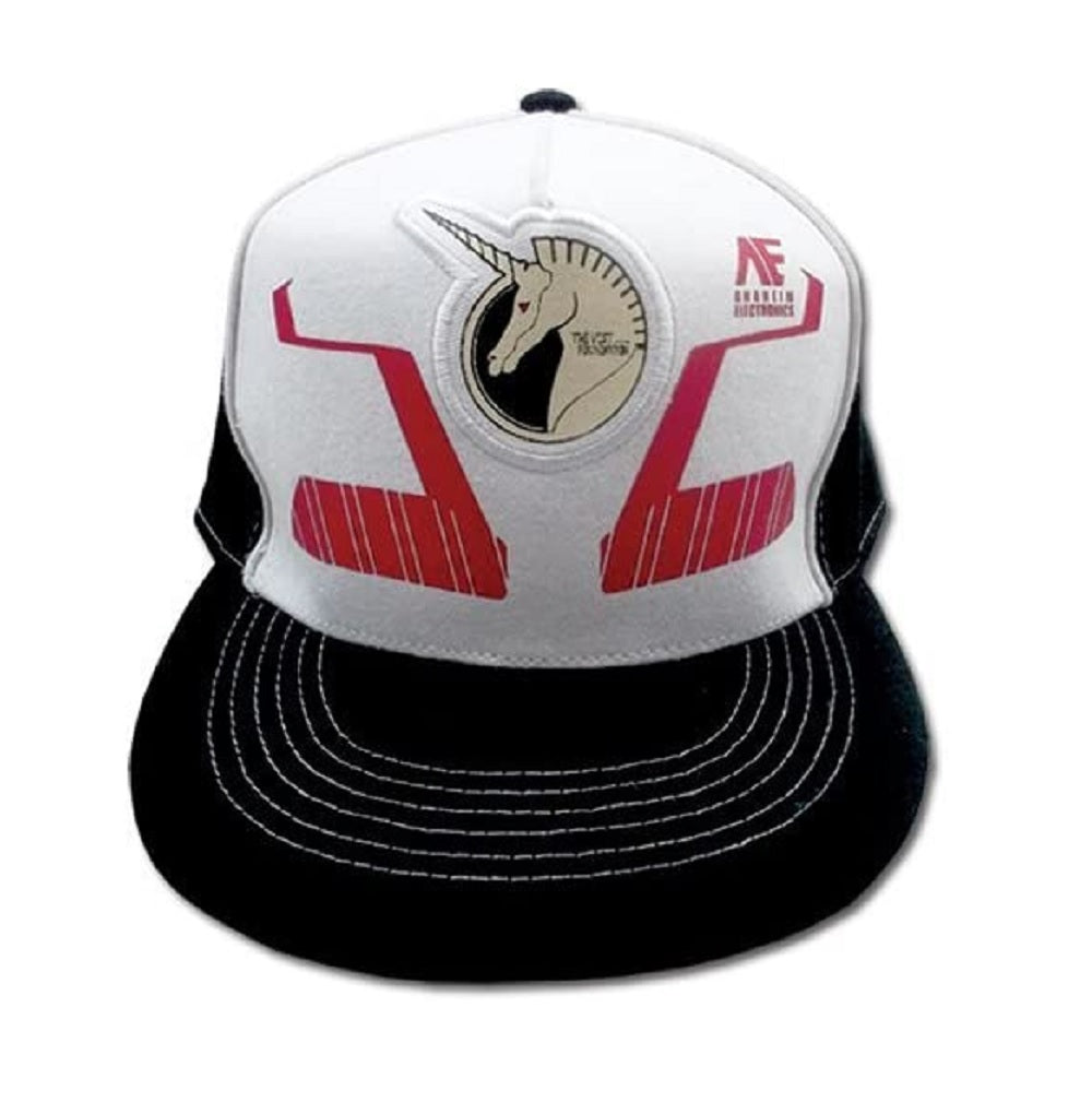 Gundam UC Banagher Anime Trucker Cap Hat White