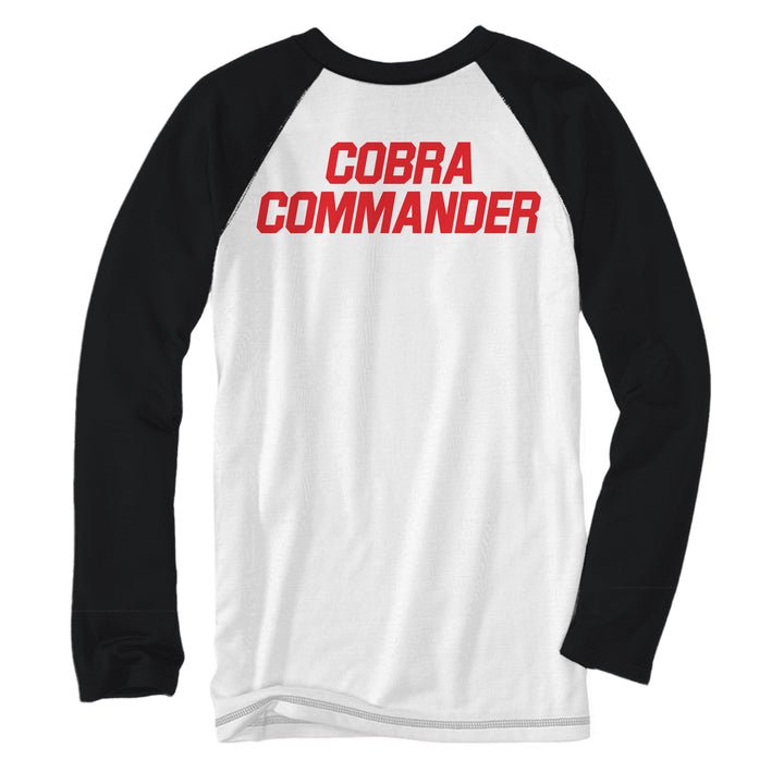 G.I.Joe Cobra Army Logo 80's Baseball Raglan Style Adult T-Shirt