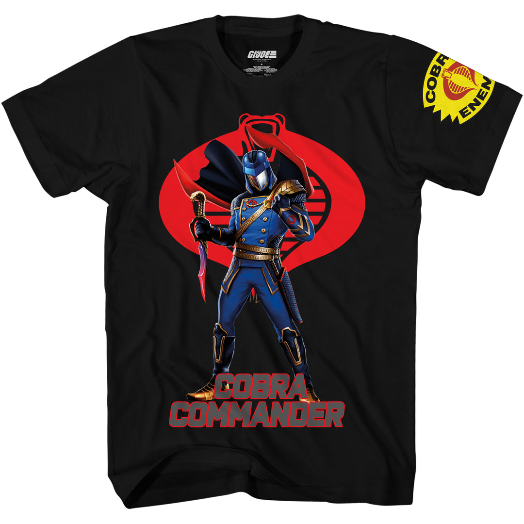 G.I. Joe Cobra Commander Stand Adult T-Shirt