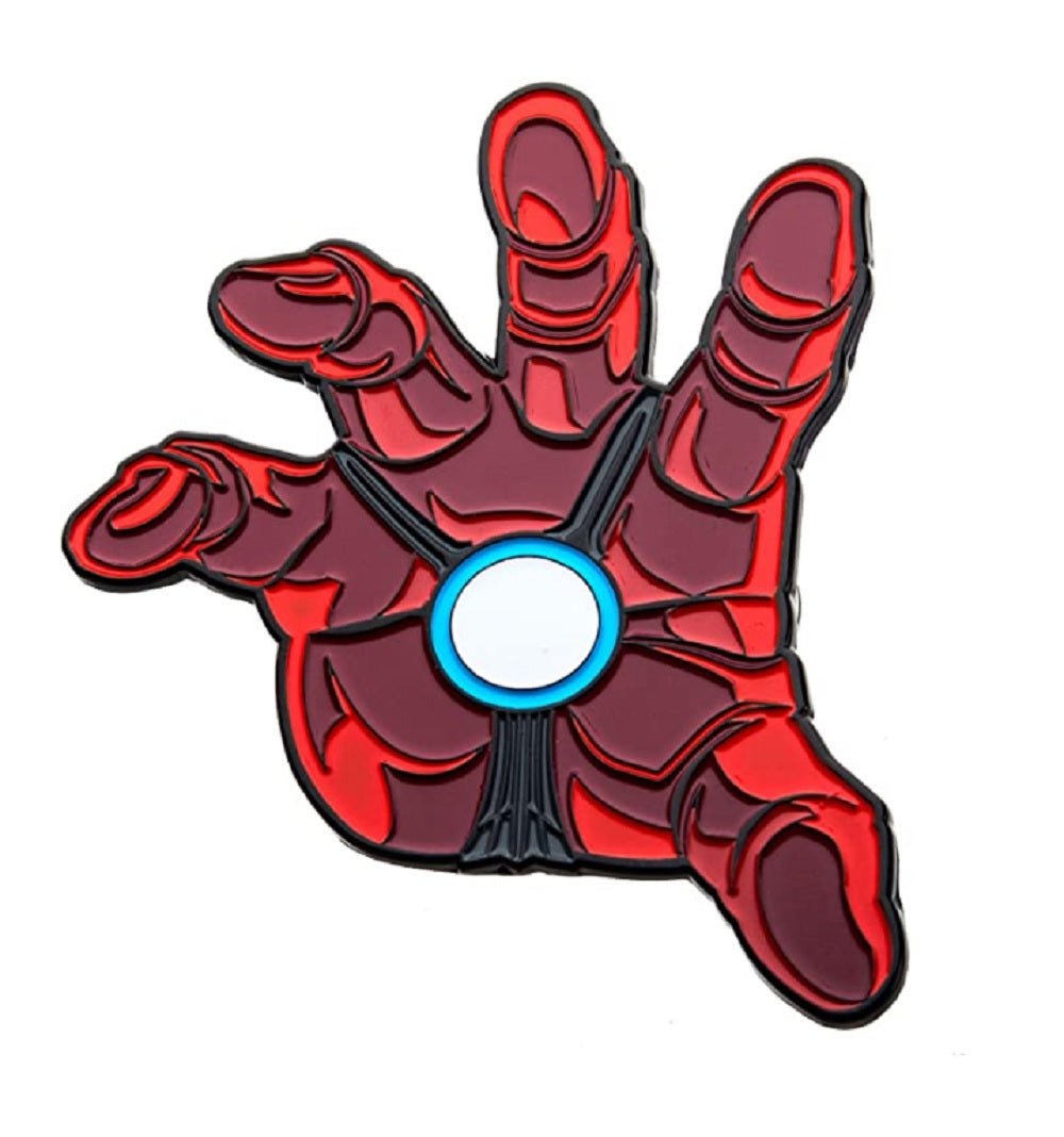 Marvel Iron Man Hand Glow In the Dark Lapel Pin