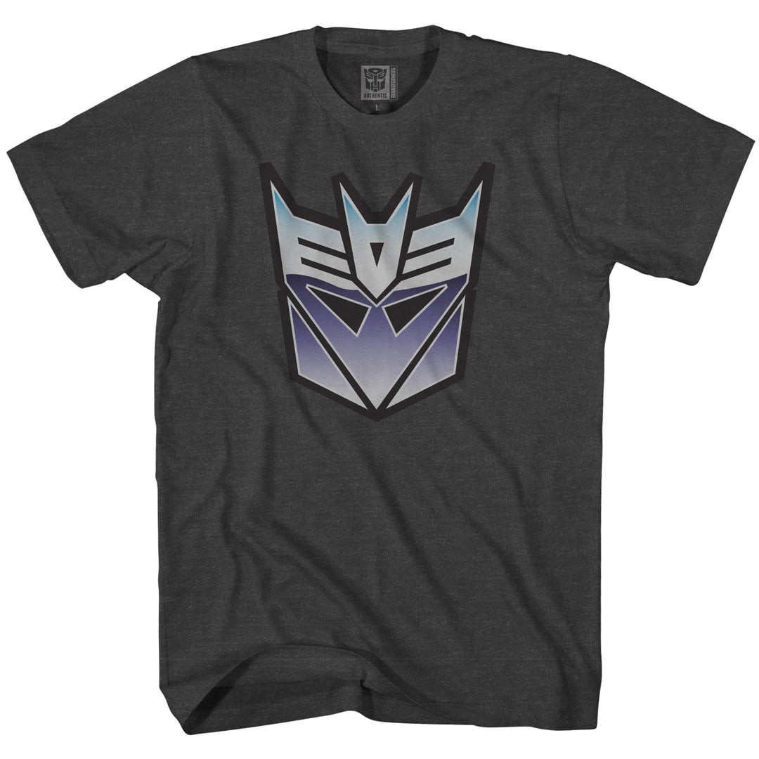 Transformers Decepticons Distressed Symbol Officially Licensed Adult T-Shirt
