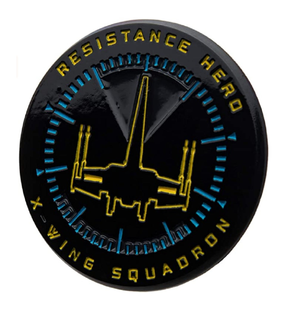 Star Wars Resistance Hero X-Wing Squadron Glow-in-the-Dark Lapel Pin