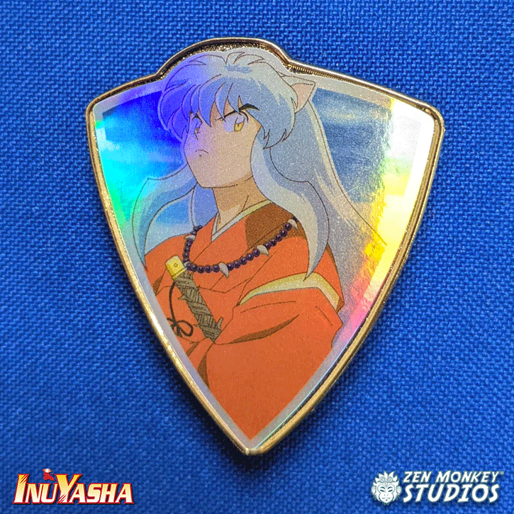 Inuyasha - Foil Shield Series - Inuyasha Pin Zen Monkey Studios