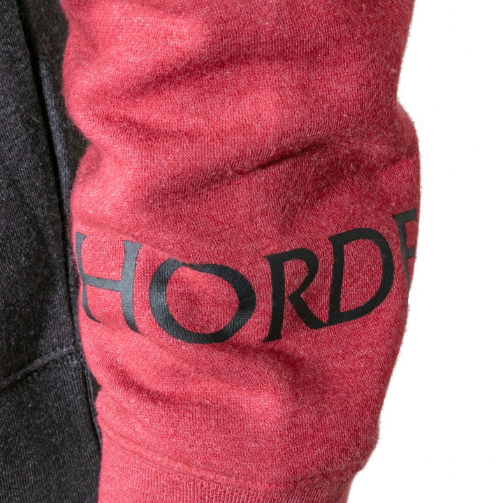 World of Warcraft Proud Horde Gamer Black and Red Pullover Hoodie