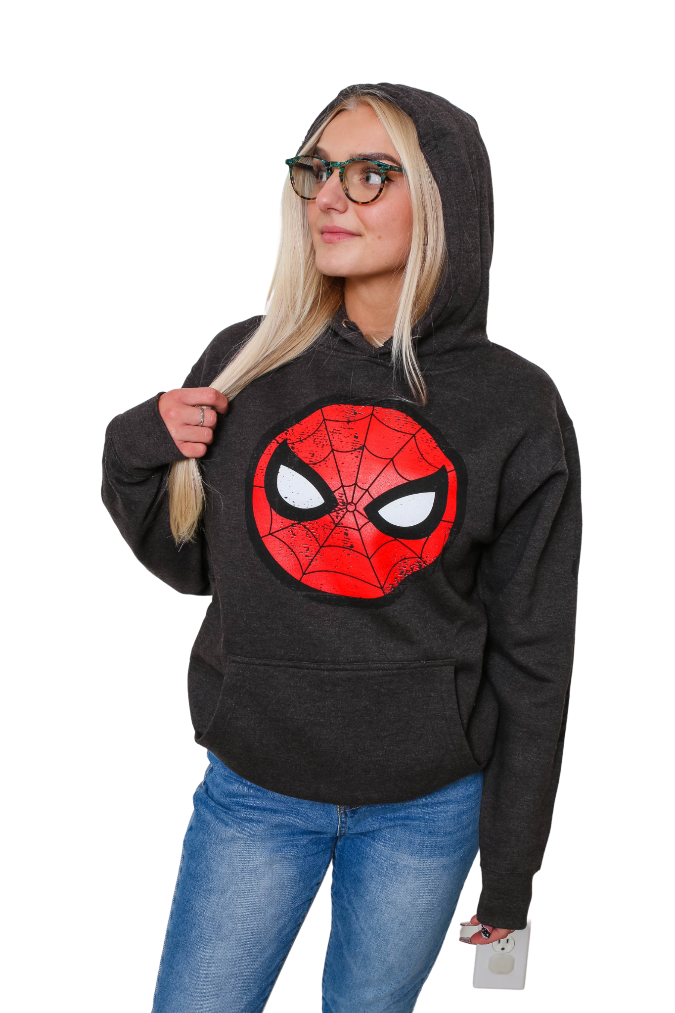 Spider-Man Spidey Web Symbol Marvel Pullover Hoodie