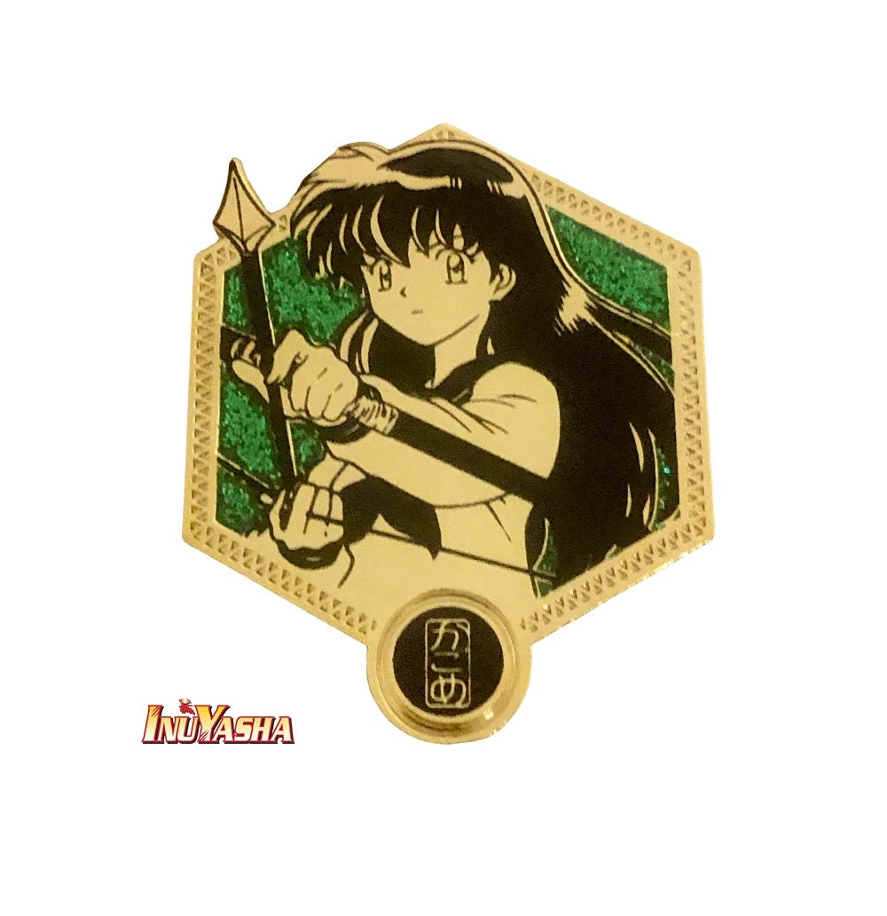 Inuyasha Kagome Higurashi Golden Series Anime Enamel Pin Set