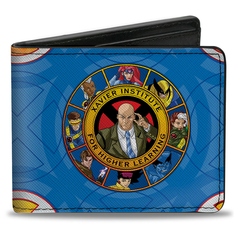 X-Men Professor X And Characters With Logo Marvel Bi-Fold Wallet