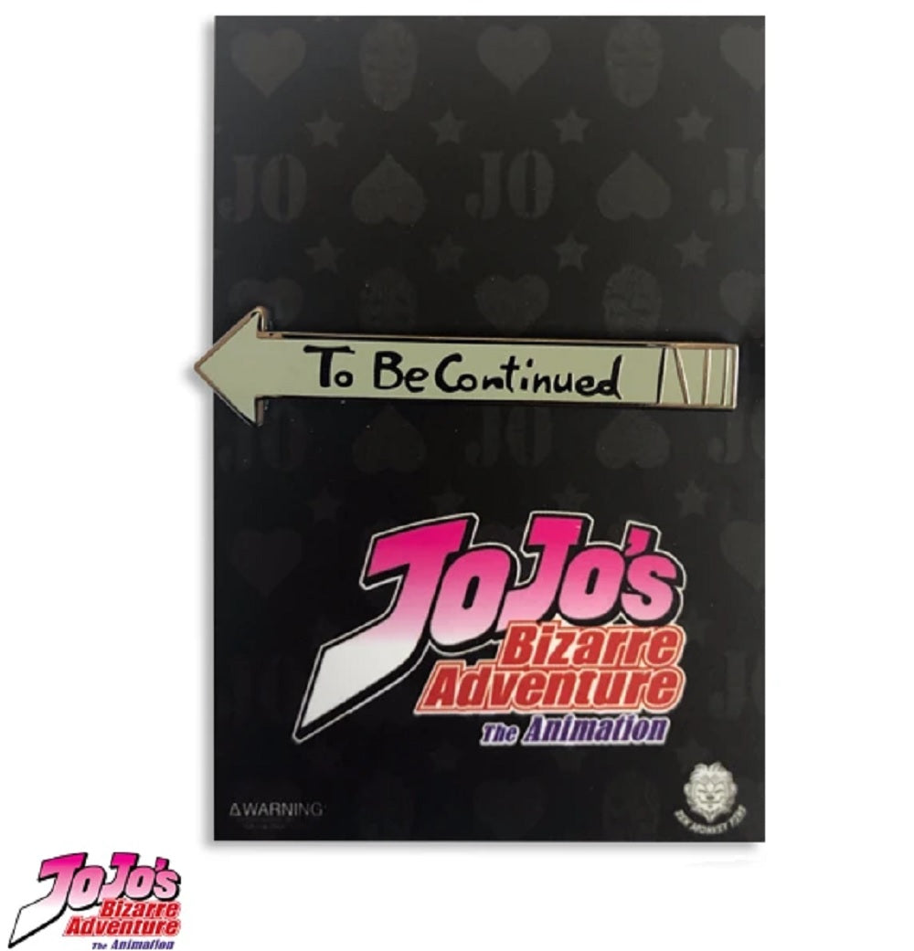 JoJo's Bizarre Adventure To Be Continued Anime Enamel Pin