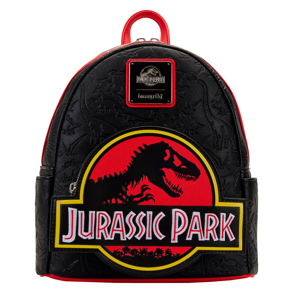 Jurassic Park Logo Mini Backpack Double Strap Shoulder Bag Purse