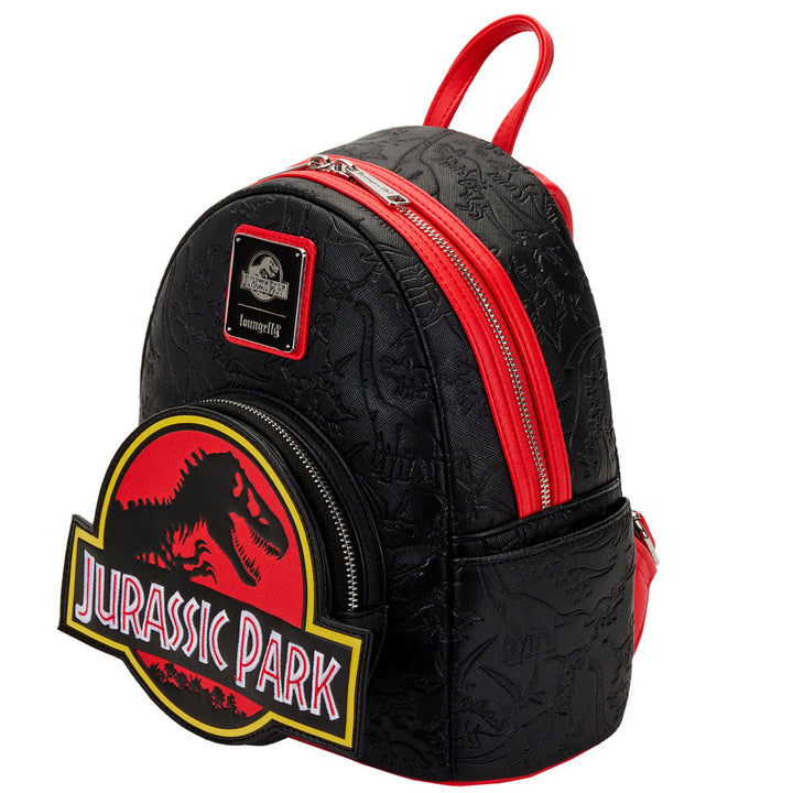 Jurassic Park Logo Mini Backpack Double Strap Shoulder Bag Purse