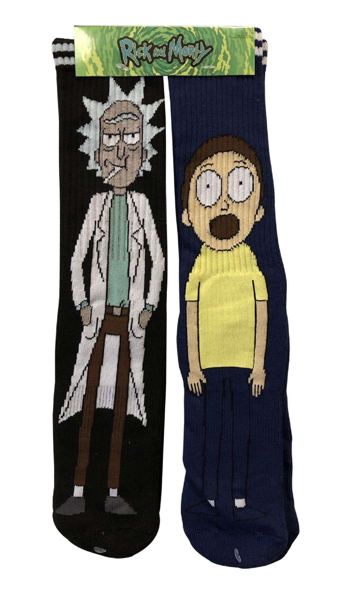 Rick And Morty Characters 2-Pack Athletic Crew Socks