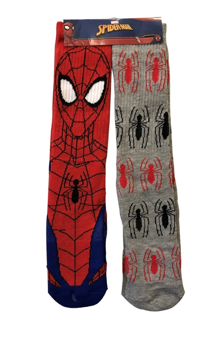 Spider-man Character And Symbols Marvel 2-Pack Athletic Crew Socks