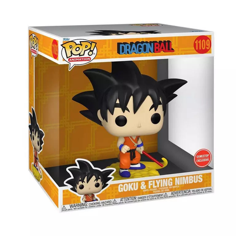 Funko Pop! Jumbo: Dragon Ball Goku and Flying Nimbus GameStop Exclusive Vinyl Figure