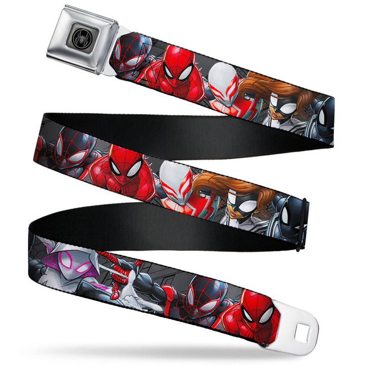 Marvel Spider-Man 6 Spider Action Poses Full Color Seatbelt Belt