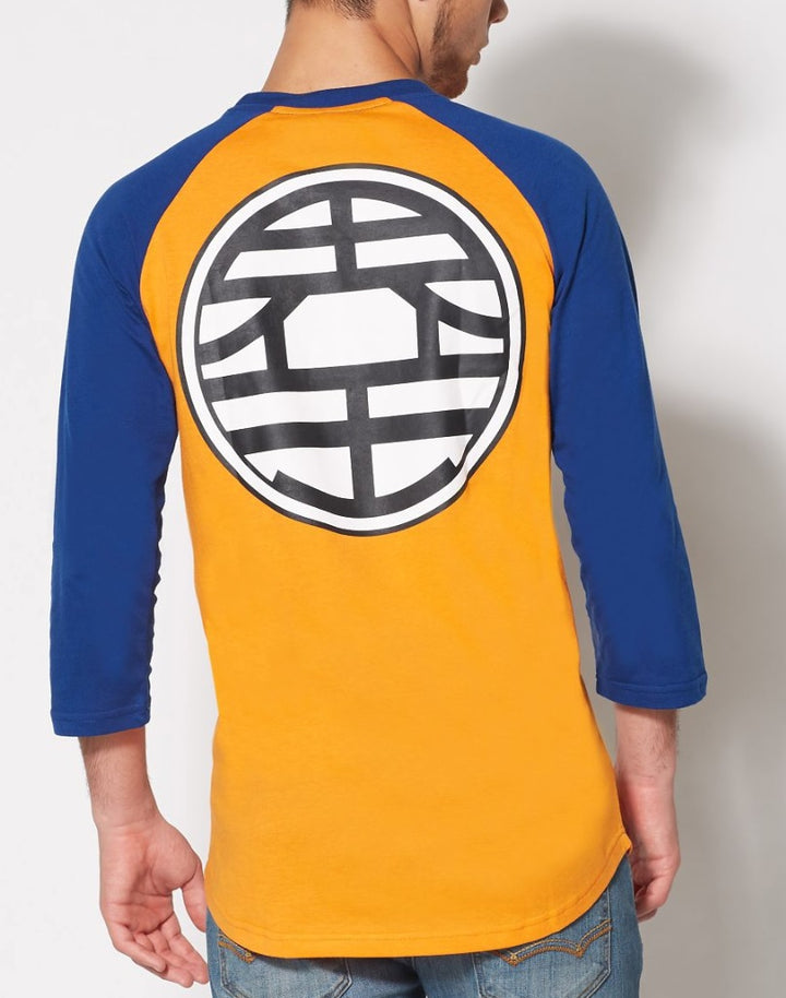 Dragon Ball Z Goku Kame Symbol Baseball Raglan T-Shirt