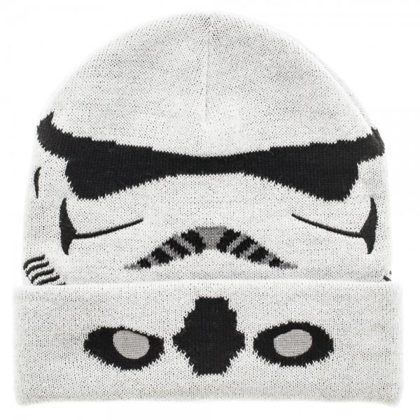 Star Wars Movie Stormtrooper Face Knit Beanie