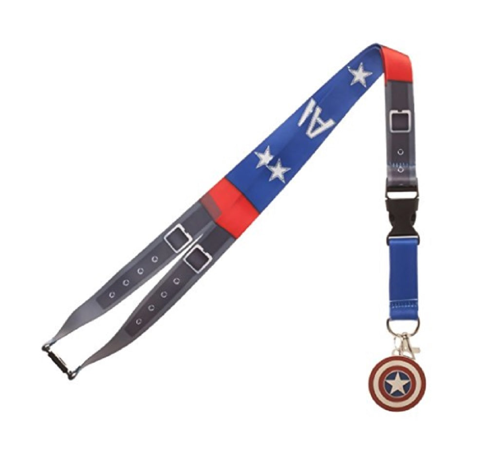 Captain America Suit Up Marvel Lanyard Neck Strap ID Holder