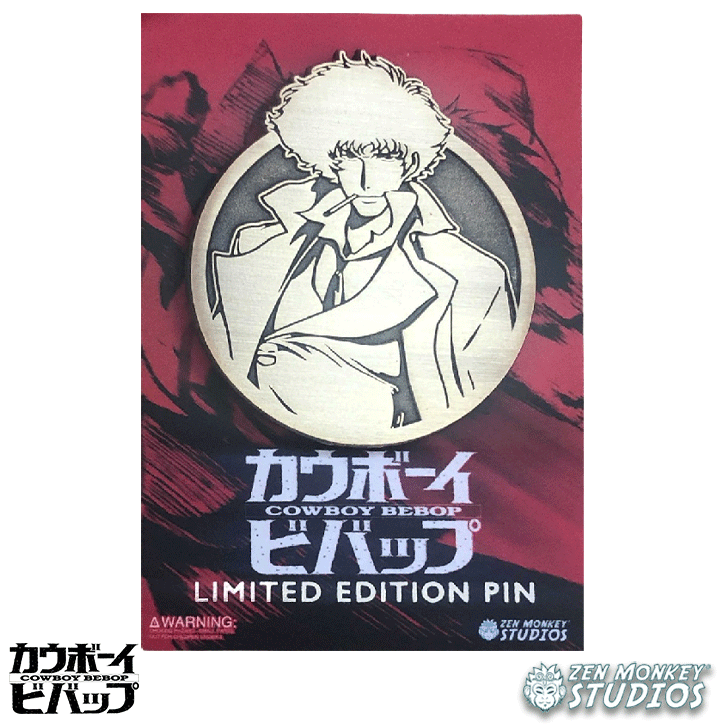 Cowboy Bebop Spike Spiegel Anime Limited Edition Emblem Enamel Pin