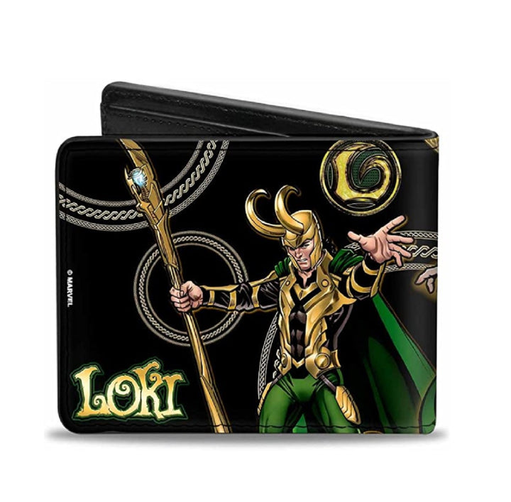 Loki Poses Marvel Comics Bi-Fold Wallet