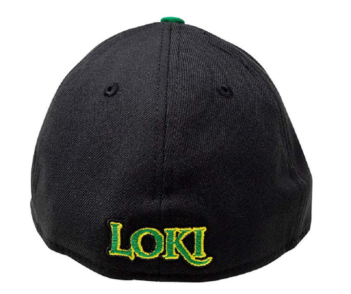 Loki Helmet Symbol Royal Scarlet New Era 39Thirty Fitted Hat - Medium/Large