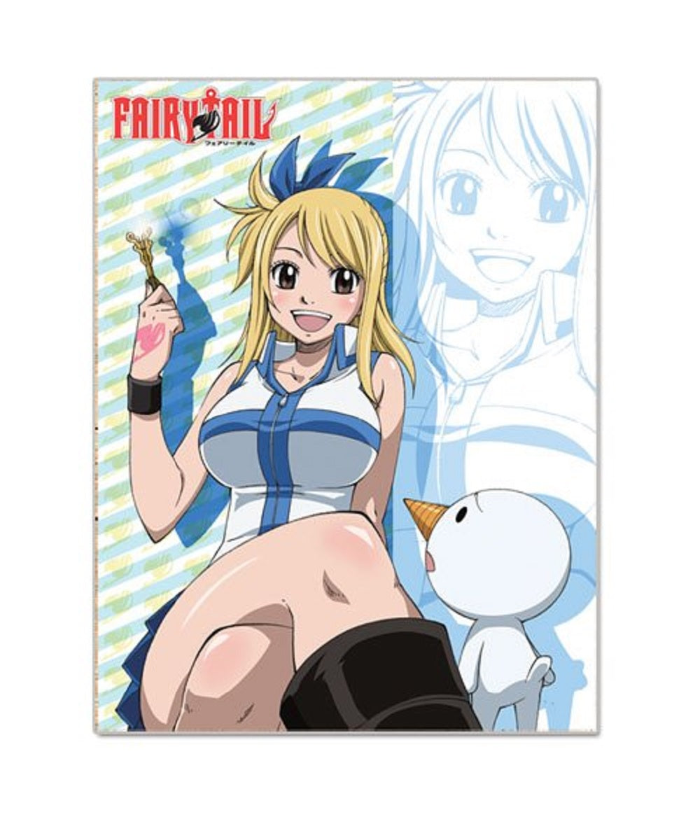 Fairy Tail - Lucy Anime Throw Blanket 58in. By 27in.