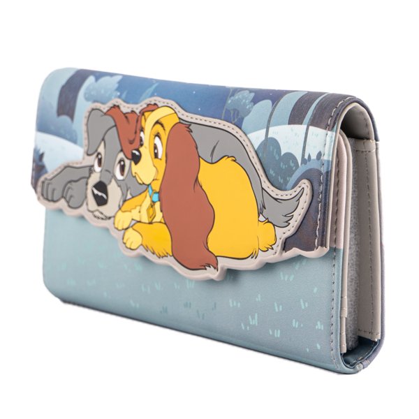 Loungefly Disney Lady and the Tramp Wet Cement Faux Leather Wallet