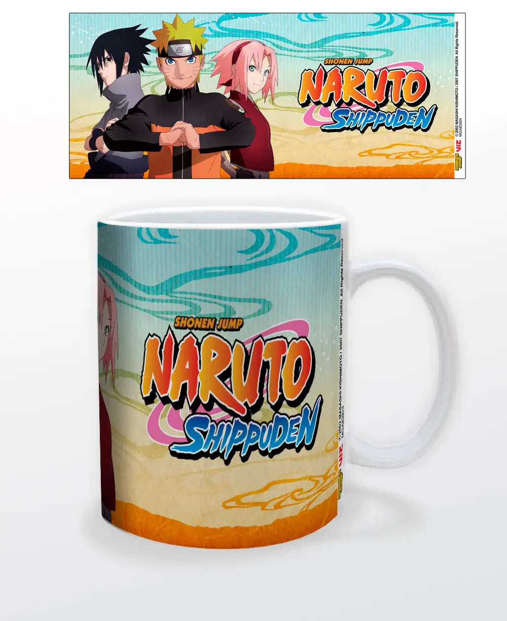 Naruto Shippuden - Team 7 Naruto Sasuke Sakura - Ceramic Coffee Mug