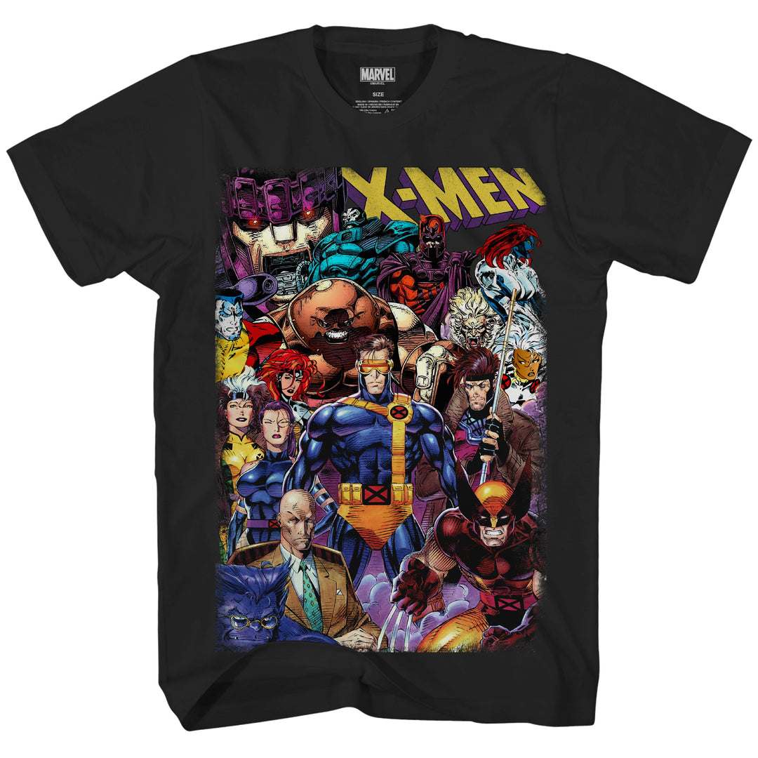 Disco Kritisk defile Marvel X-Men 90's Heroes & Villains All In Adult T-Shirt –  YourFavoriteTShirts