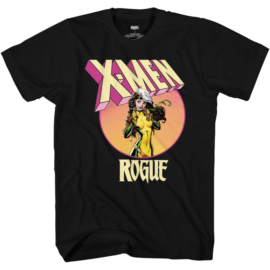X-Men Rogue 90's Circle Marvel Comics Adult T-Shirt