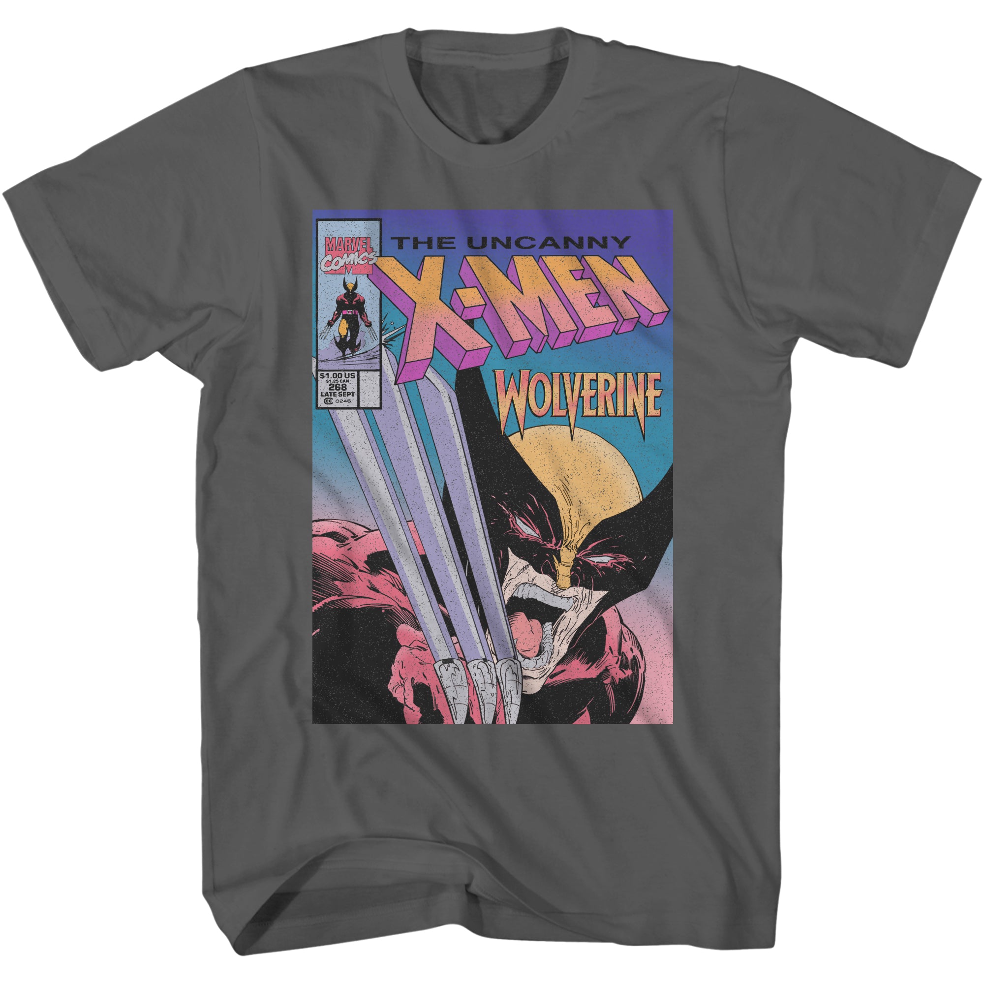 X-Men Uncanny Wolverine Claw Marvel Comics Officially Licensed Adult T-Shirt