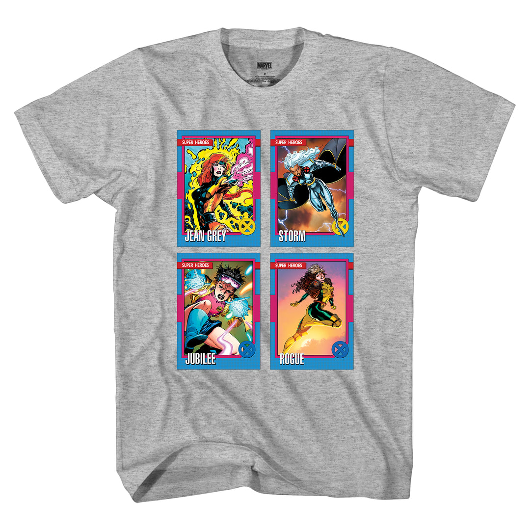 X-Men X-Ladies 90's Trading Card by Jim Lee Marvel Comics Adult T-Shirt