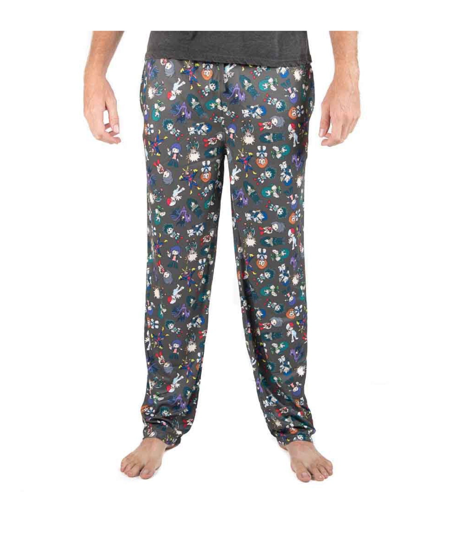 My Hero Academia Chibi All Over Anime Adult Unisex Pajama Sleep Pants