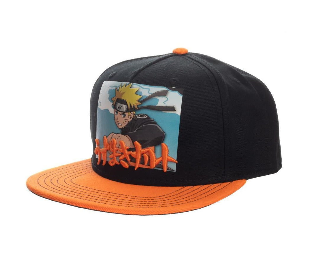 Naruto Shippuden Anime Orange Snapback Hat Cap