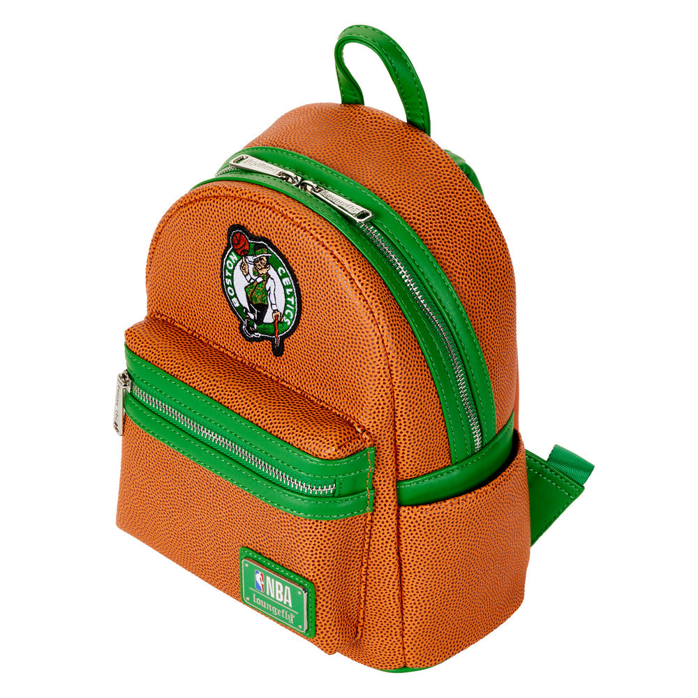 Loungefly NBA Boston Celtics Basketball Logo Mini Backpack