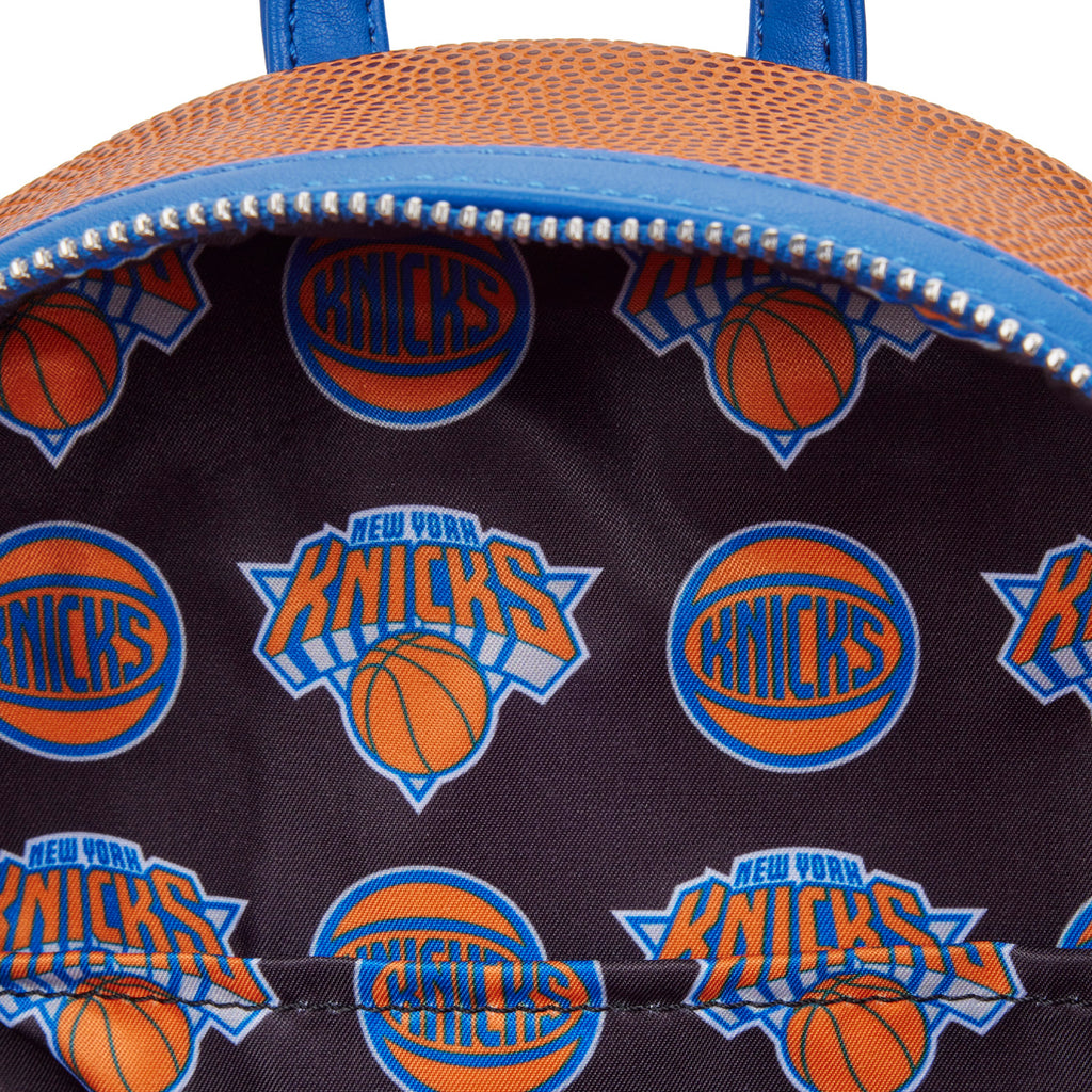 Loungefly NBA New York Knicks Basketball Logo Mini Backpack